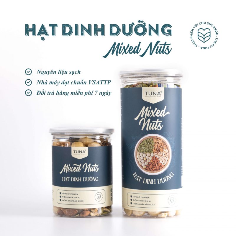 Mix Nuts Macca Hat Dieu Hanh Nhan Oc Cho Bi Xanh 1